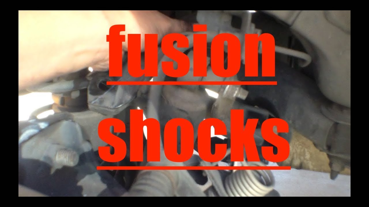 Ford Fusion Rear Shock Absorber Removal